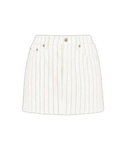 White Ksubi Skirt Mini Prophetik